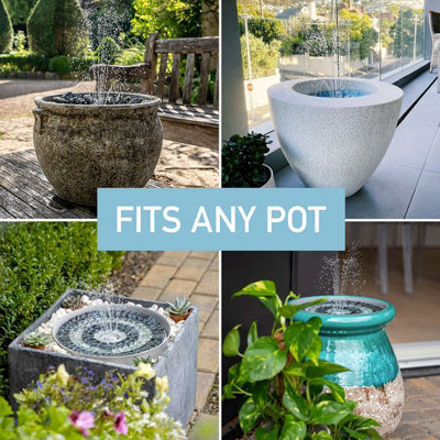 Hydria Water Feature Classic Bundle. Hydria + Capi Ball Planter - Turn ...