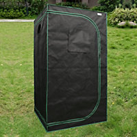 Hydroponic Grow Tent Indoor Plant Growth Systems Obersevation Box, 3.28ft Wx3.28ft Dx5.9ft H