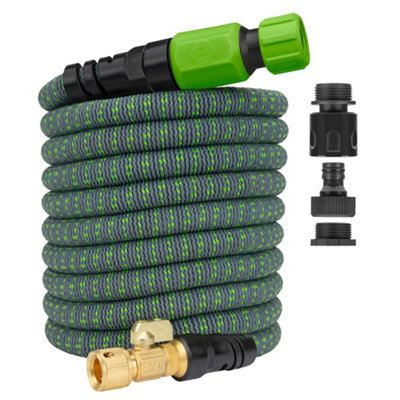 GardenJoy Expandable Garden Hose 3/4 in. x 50 ft. with 7 Function Spray