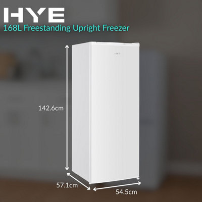 HYE 168 Litre 55cm Freezer - Static - White - RF01SDFR168W01