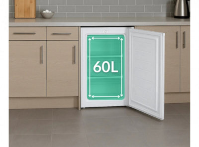 HYE 60 Litre 48cm Freezer - Under Counter - White - RF01UCFR60W01