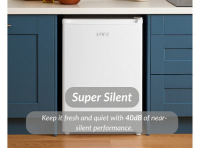 HYE 60 Litre 48cm Freezer - Under Counter - White - RF01UCFR60W01