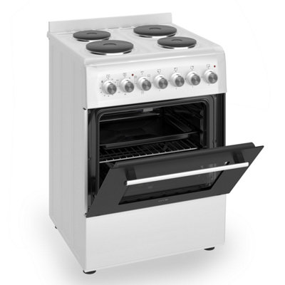 HYE 60 X 60 Freestanding Electric Cooker, White - C01FS60E17W