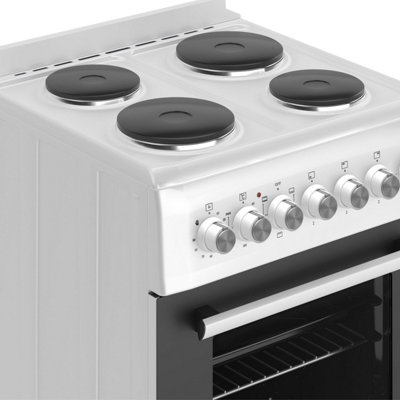 HYE 60 X 60 Freestanding Electric Cooker, White - C01FS60E17W