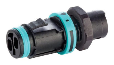 HYLEC - 2 Pole Micro-Connector Panel Mount Socket, M11, IP68/IP69K