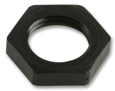 HYLEC - Nylon Cable Gland Locknut M20 Black