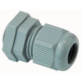 HYLEC - Nylon IP68-Rated Waterproof Cable Gland M16 10mm Grey
