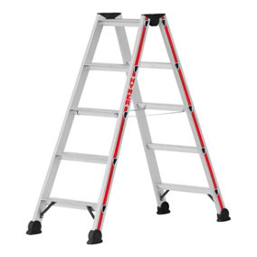 Hymer 4024 Double Sided Step Ladder - 2 x 5 Tread (2.65m)