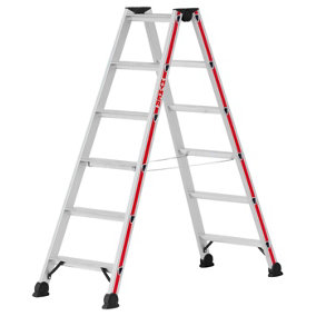 Hymer 4024 Double Sided Step Ladder - 2 x 6 Tread (2.88m)
