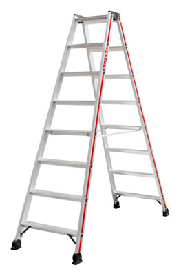 Hymer 4024 Double Sided Step Ladder - 2 x 8 Tread (3.34m)
