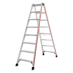 Hymer 4024 Double Sided Step Ladder - 2 x 8 Tread (3.34m)