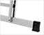 Hymer Black Line Square Rung Double Extension Ladder - 2x10 Rung (4.83m)