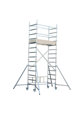 Hymer Folding Scaffold Tower - Module 1+2 - 2.65m Platform Height (4.65m) Made in Germany
