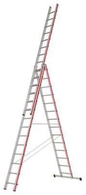 Ongelofelijk transactie antiek Hymer Red Line Combination Ladder - 3x14 Rung (9.72m) | DIY at B&Q
