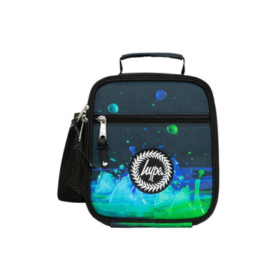 Hype 3D Droplets Lunch Box Black/Blue/Green (One Size)