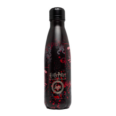 Hype Gryffindor Harry Potter Metal Water Bottle Black/Red/Grey