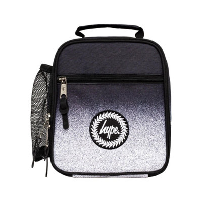 Hype Mono Speckle Fade Lunch Bag Black/White (One Size) DIY at B&Q