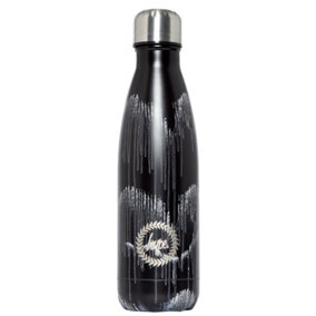 Hype Mono Static Wave Metal Water Bottle Black/White (One Size)