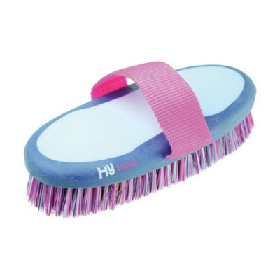 HySHINE Pro Groom Body Brush Navy/Light Blue (One Size) | DIY at B&Q