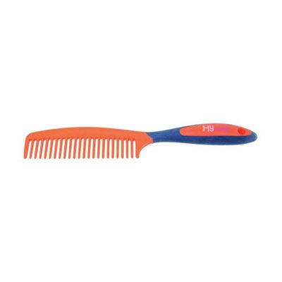 HySHINE Pro Groom Comb Navy/Orange (One Size)
