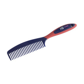 HySHINE Pro Groom Comb Navy/Red (One Size)