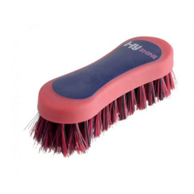 HySHINE Pro Groom Face Brush Navy/Red (One Size)