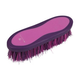 HySHINE Pro Groom Horse Dandy Brush Purple/Pink (20.5cm x 6.2cm)