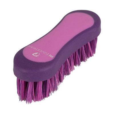 HySHINE Pro Groom Horse Face Brush Purple/Pink (12.3cm x 4cm) | DIY at B&Q