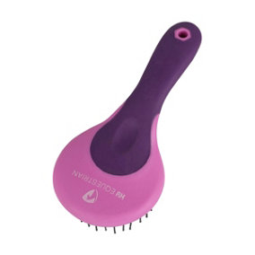 HySHINE Pro Groom Horse Mane and Tail Brush Purple/Pink (10cm x 5cm)