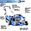 Hyundai 17"/42cm 139cc Electric-Start Self-Propelled Petrol Lawnmower HYM430SPE