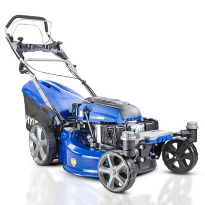 20&quot 51cm 196cc Electric Start Self Propelled Petrol Lawnmower HYM510SPEZ