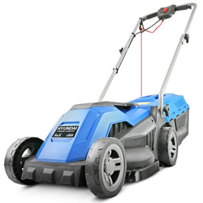 Hyundai 33cm Corded Electric 1200w 230v Roller Mulching Lawnmower