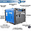 Hyundai 4000W Petrol 4.0kW / 5kVA Portable Inverter Generator HY4500SEi