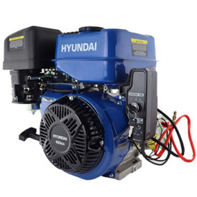Hyundai 457cc 15hp 25mm Electric-Start Horizontal Straight Shaft Petrol Replacement Engine 4-Stroke OHV IC460XE-25