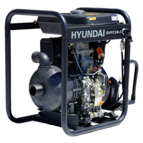 Hyundai 50mm 2inch Diesel Chemical Water Pump 35m Total Head 7m Lift 533Lmin Flow Rate 6hp 296cc DHYC50LE