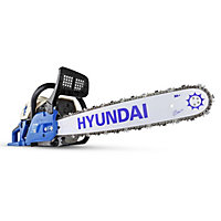 Hyundai 62cc 20" Petrol Chainsaw, 2-Stroke Easy-Start HYC6200X