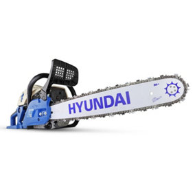 Hyundai 62cc 20" Petrol Chainsaw, 2-Stroke Easy-Start