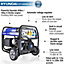 Hyundai 8kW/10kVA Recoil and Electric Start Site Petrol Generator HY10000LEK-2