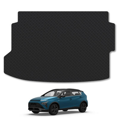 Hyundai Bayon (Upper Boot) (2021+) Heavy-Duty Rubber Boot Mat Tailored ...