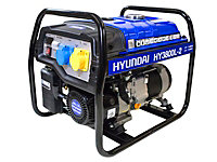 Hyundai HY3800L-2 3.2kW / 4.0kVA Generator Recoil Start HYU3800L