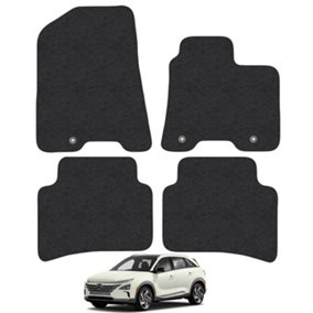 Hyundai Nexo 2019-Onwards Car Floor Mats Carpet Tailored Fit Set Anti-Slip 4pcs