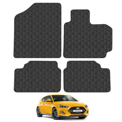 Hyundai Volester 2012-2015 Car Floor Mats Rubber Tailored Fit 4pc Set Heavy-Duty