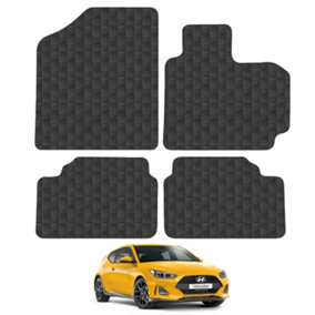 Hyundai Volester 2012-2015 Car Floor Mats Rubber Tailored Fit 4pc Set Heavy-Duty