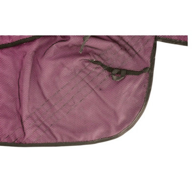 HyVIZ Reflector Mesh Horse Exercise Sheet Pink (4 6
