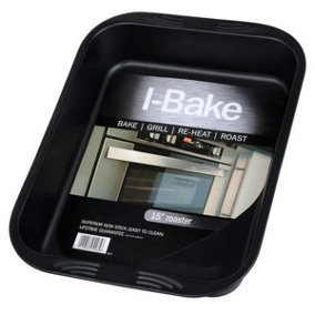 I-Bake Roasting Dish Black (15in)
