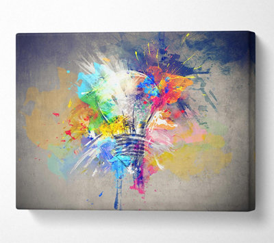 I Have An Idea Canvas Print Wall Art - Medium 20 x 32 Inches