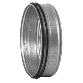 I-sells Metal Ducting End Cap 100mm / 4 inch Male / Female with Rubber Seal