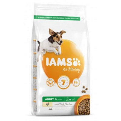 Iams Vitality Adult Sml & Medium Dog With Fresh Chicken 12kg