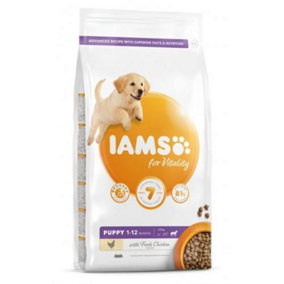 Iams Vitality Puppy Large Dog With Fresh Chicken 12kg