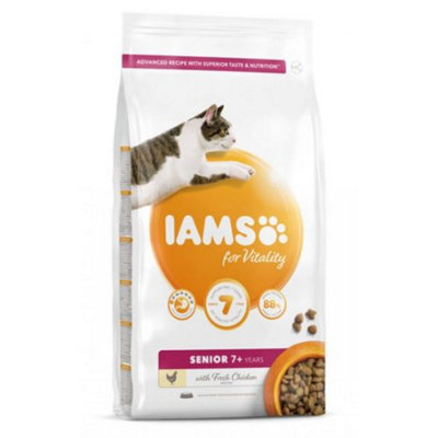 Iams Vitality Senior Cat With Fresh Chicken 800g